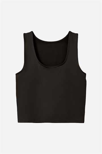 LMTD Dinci Crop Tank Top - Black